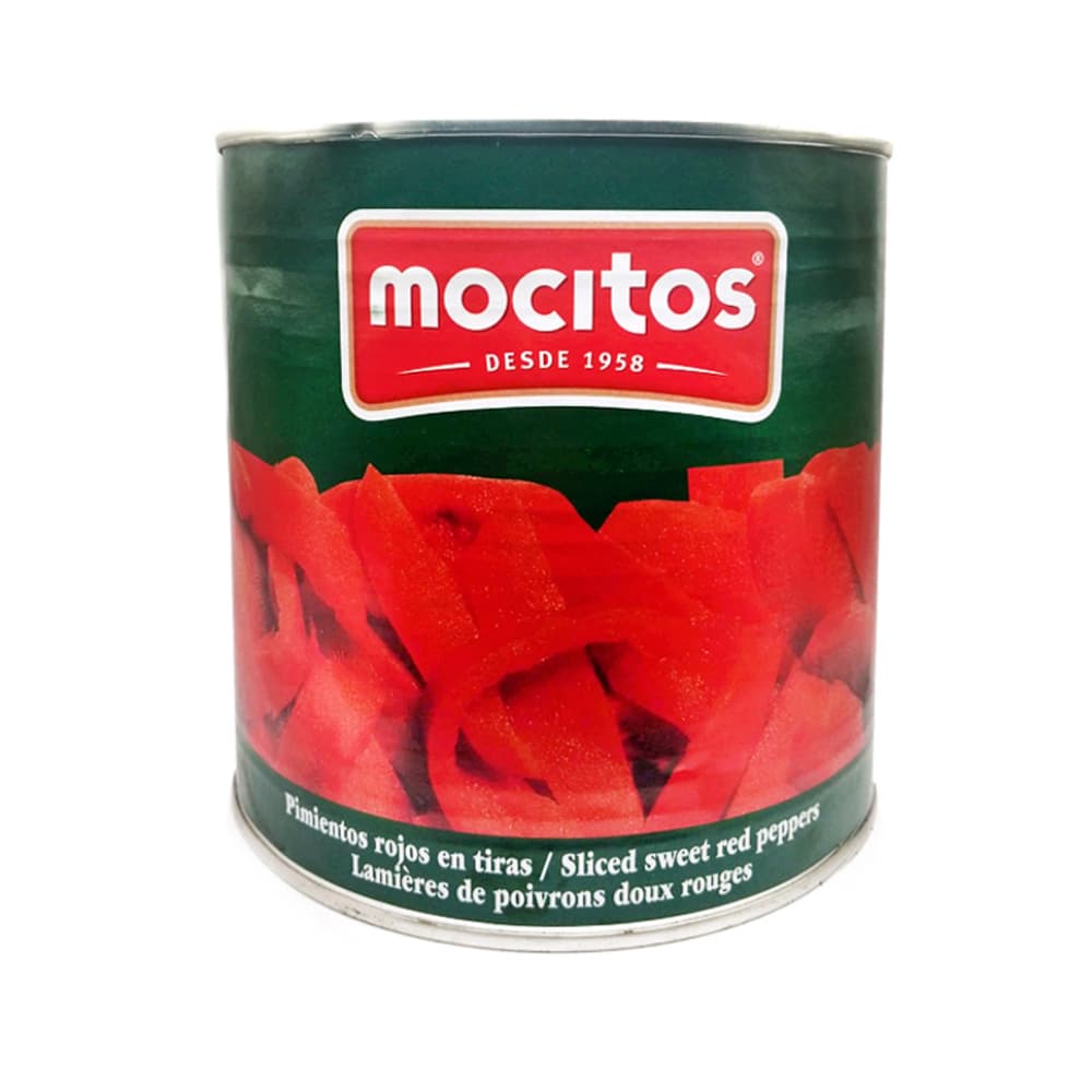 Pimientos rojos en tiras Mocitos (2.5 kg / 5.51 lb) - Imagen 1