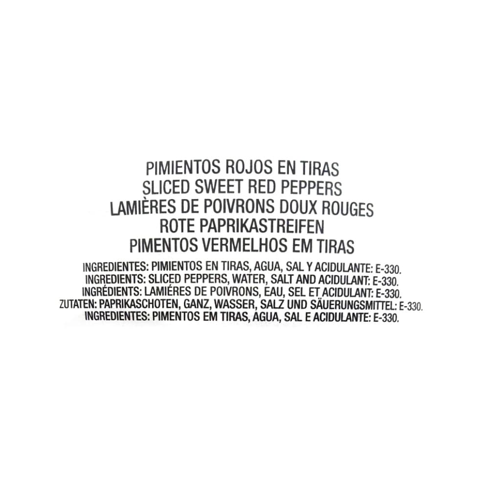 Pimientos rojos en tiras Mocitos (2.5 kg / 5.51 lb) - Miniatura 3