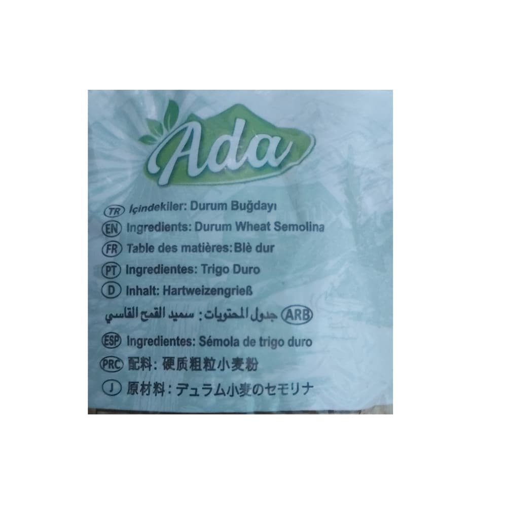 Pasta fideos Ada (500 g / 1.1 lb) - Miniatura 2