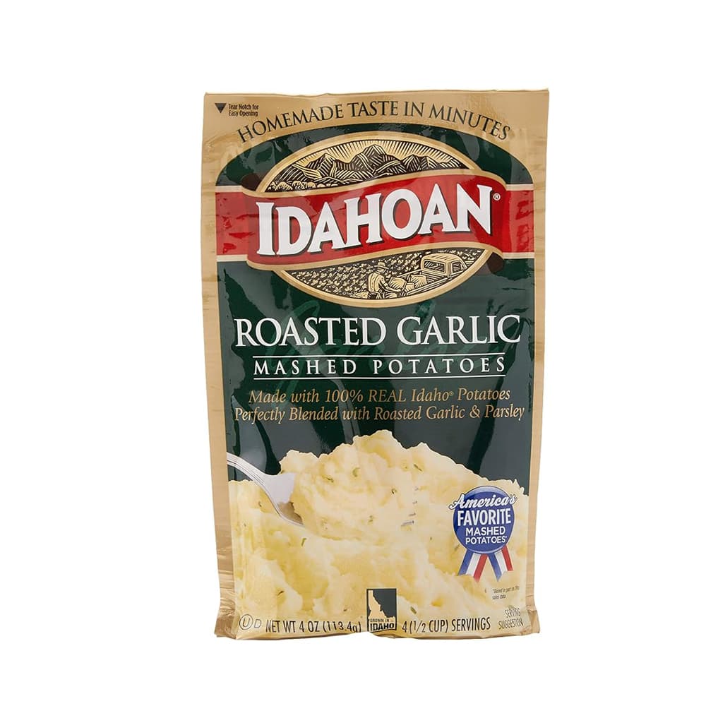 Puré de papas con ajo asado y perejil Idahoan (113.4 g / 4 oz) - Imagen 1