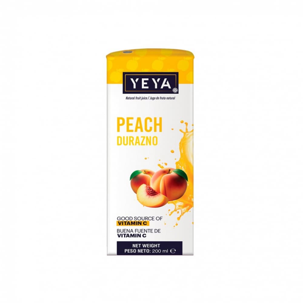 Bebida saborizada sabor durazno YEYA (200 ml) - Miniatura 1
