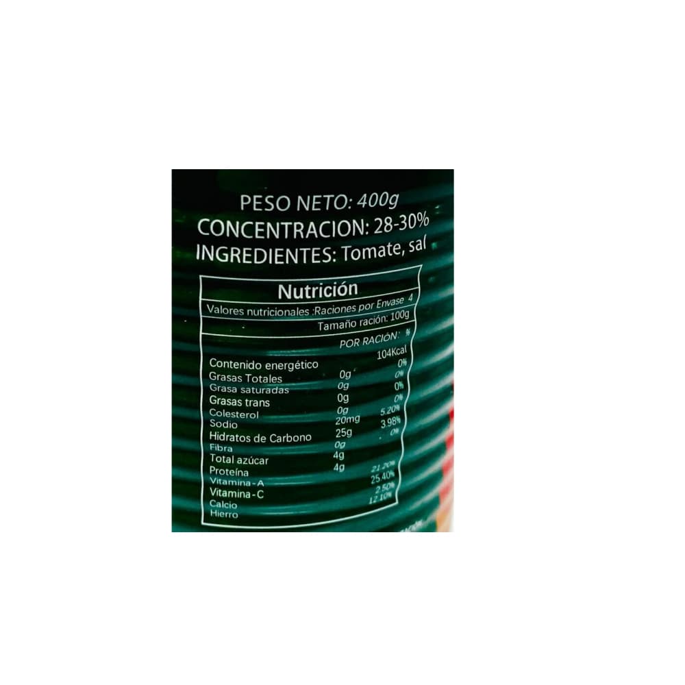 Pasta de tomate DRojo (4 x 400 g / 14.11 oz) - Miniatura 3