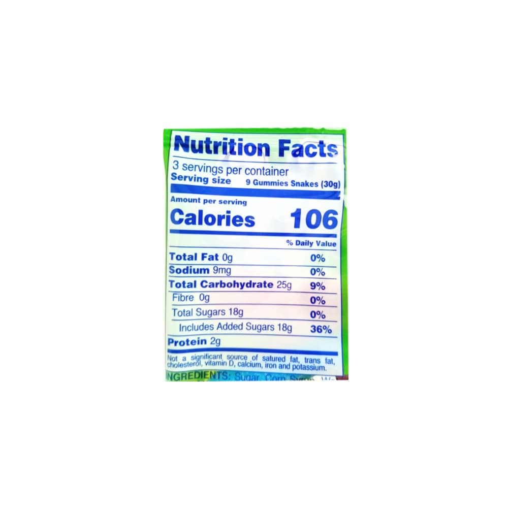 Gomitas de culebritas Guandy (100 g / 3.50 oz) - Miniatura 3