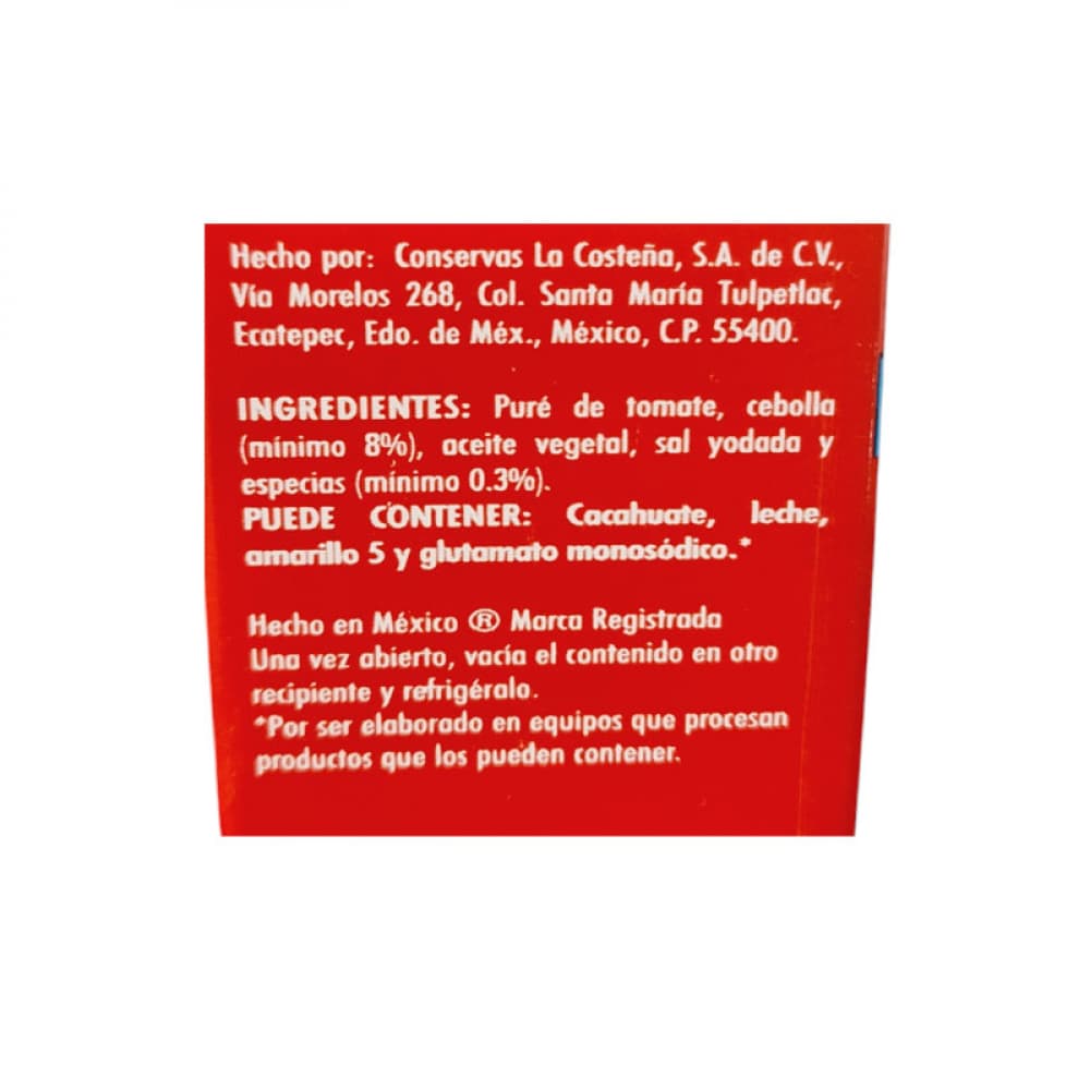 Puré de tomate sazonado La Costeña (350 g / 12.34 oz) - Miniatura 2
