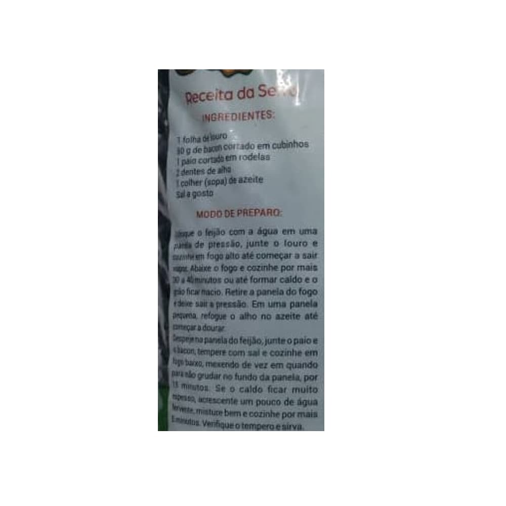 Frijoles negros Serra (1 kg / 2.2 lb) - Miniatura 3