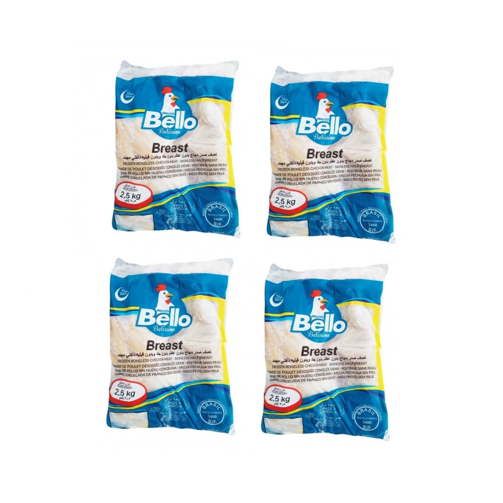 Pechuga de pollo sin hueso (4 x 2.5 kg / 5.5 lb) - Imagen 1