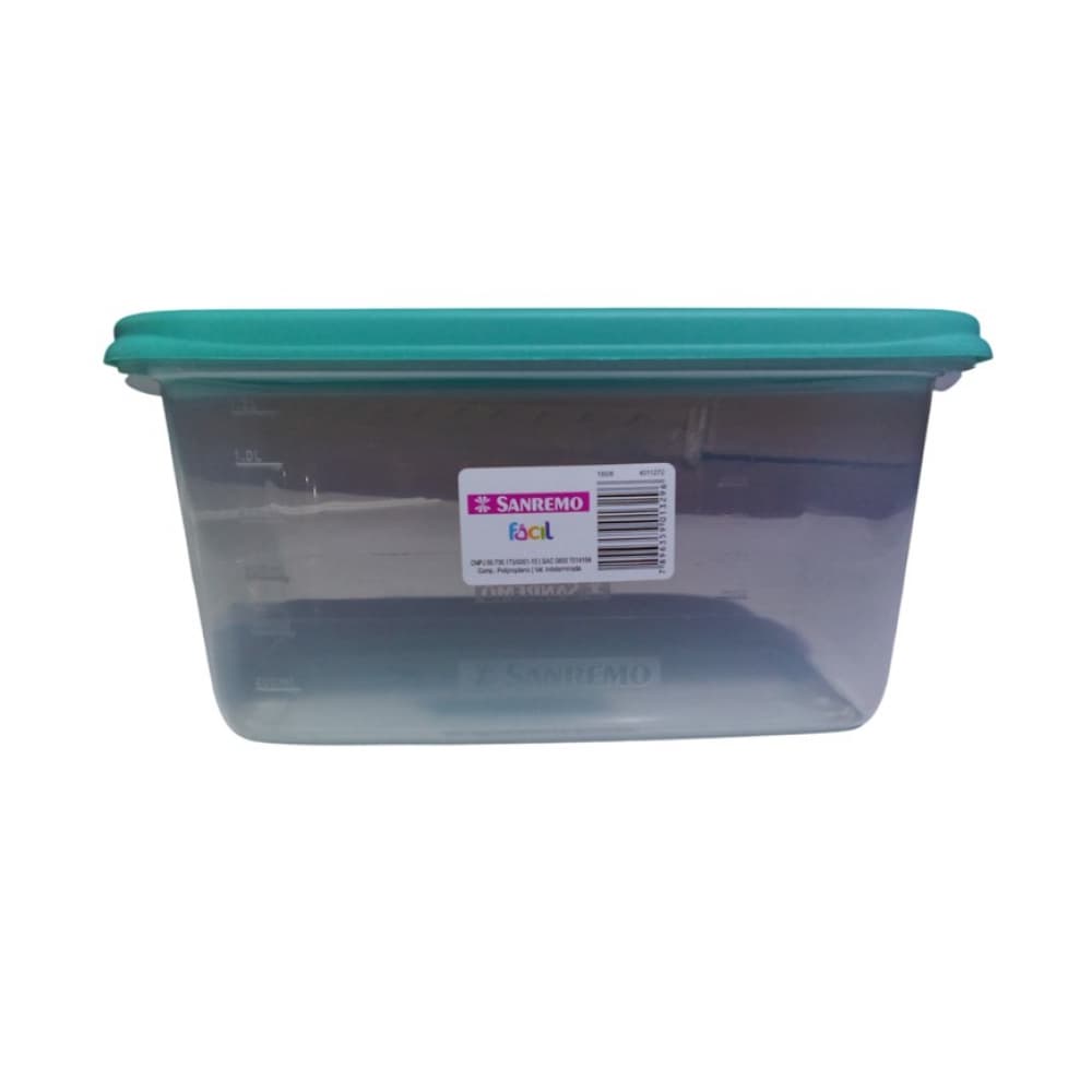 Contenedor rectangular plàstico Sanremo (1,4 L) - Miniatura 4