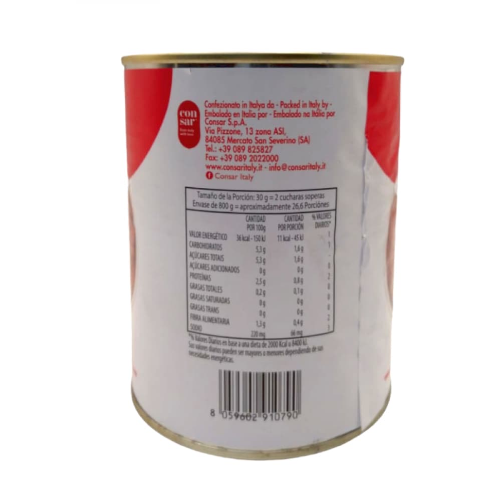 Puré de tomate Sara (800 g / 1.76 lb) - Miniatura 2