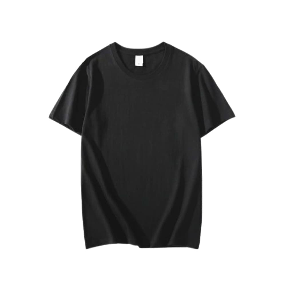 Camiseta negra de cuello redondo para hombre Torbex (Talla S) - Imagen 1