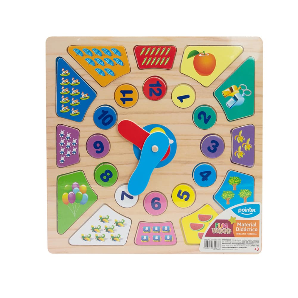 Rompecabezas didáctico - reloj - Pointer - Imagen 1