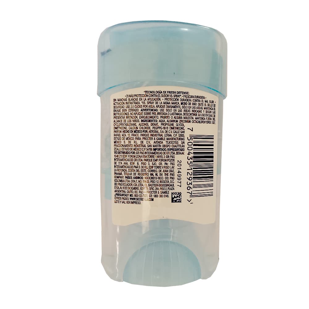 Desodorante en gel antitranspirante Secret (45 g / 1.58 oz) - Miniatura 2