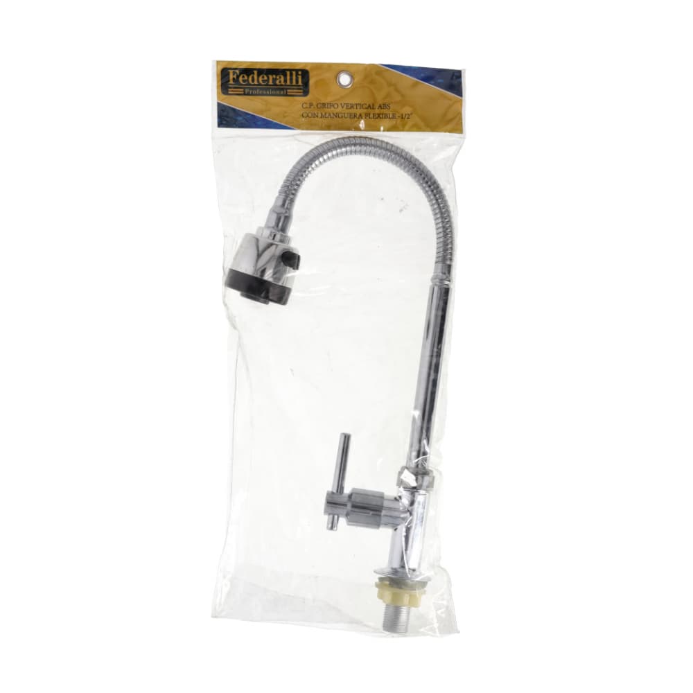 Llave de fregadero con manguera flexible -1/2" -Federalli - Miniatura 2
