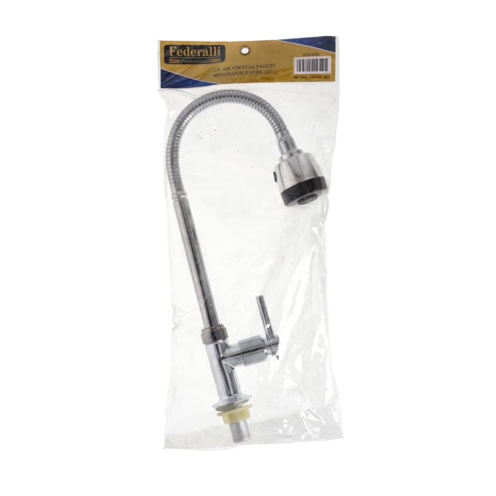 Llave de fregadero con manguera flexible -1/2" -Federalli - Miniatura 3
