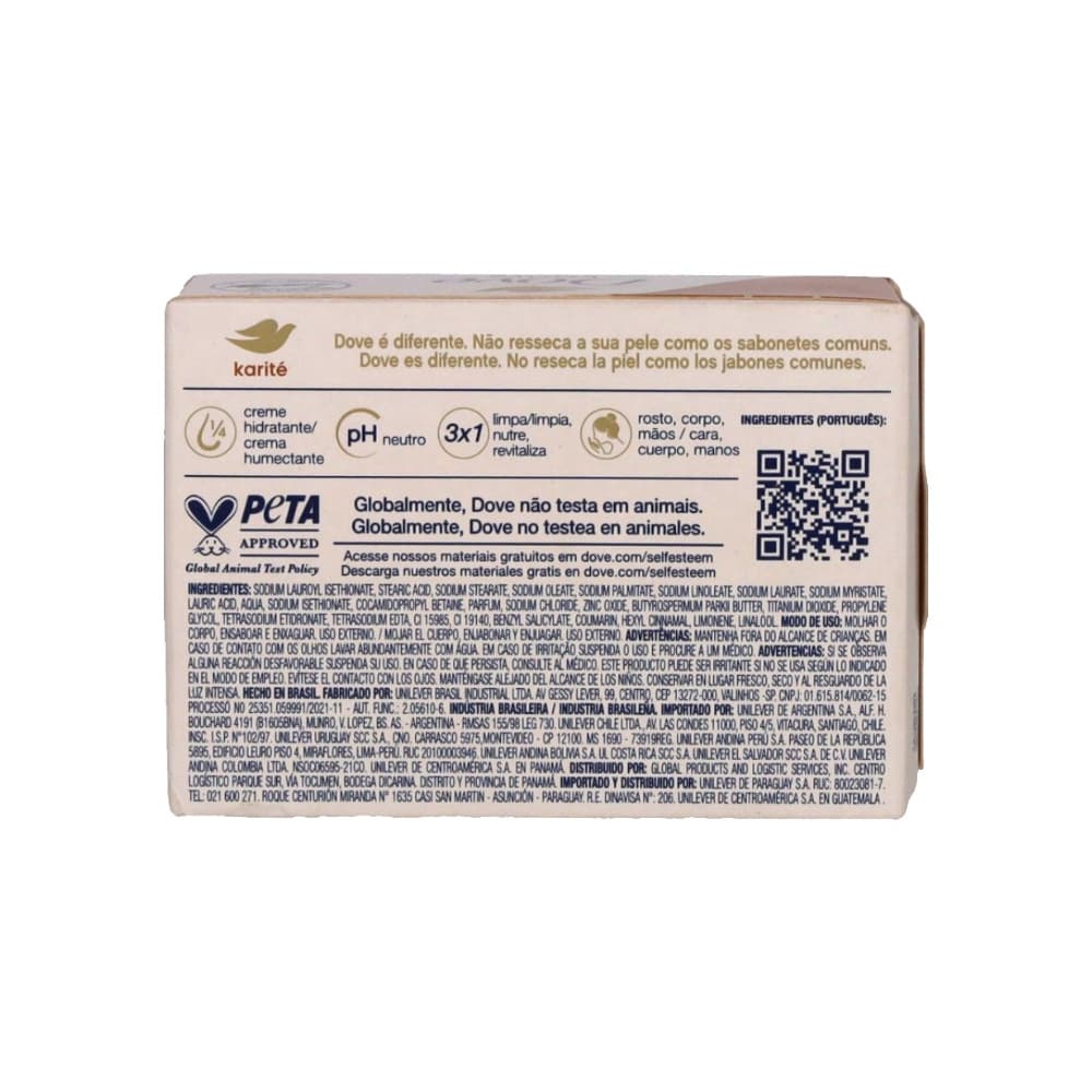 Jabón de tocador con manteca de karité Dove (90 g / 3.17 oz) - Miniatura 5