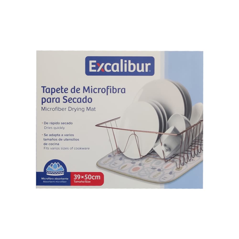 Tapete de microfibra para secado de 39 cm x 50 cm Excalibur - Miniatura 6
