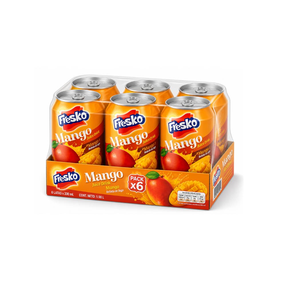 Jugo de mango Fresko (6 x 330 ml / 11.16 oz) - Miniatura 1