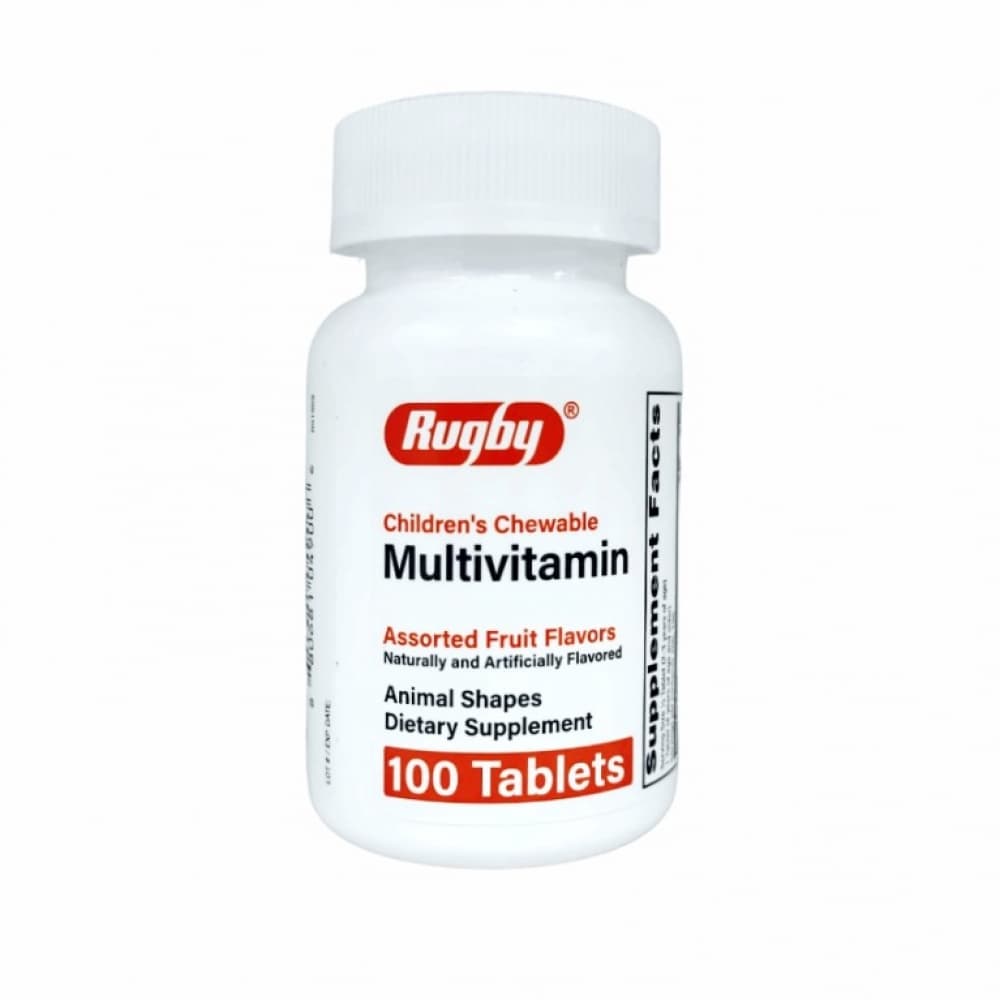 Multivitaminas masticables para niños Rugby (100 tabletas) - Miniatura 3