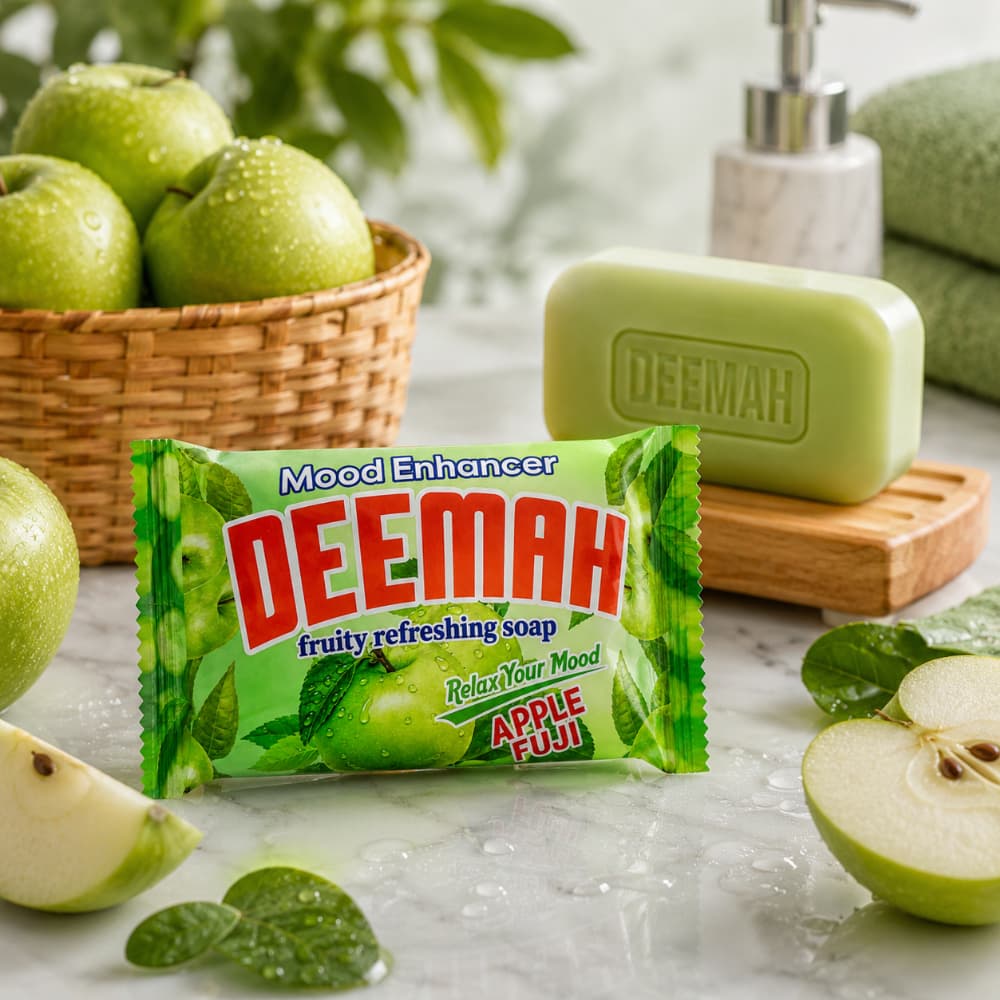 Jabón de tocador aroma manzana Deemah (90 g / 3.17 oz) - Miniatura 4