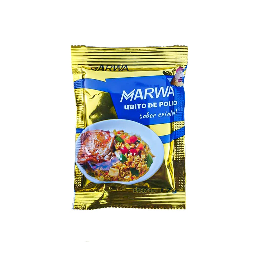 Cubito de pollo sabor criollo Marwa (17 g) - Imagen 1