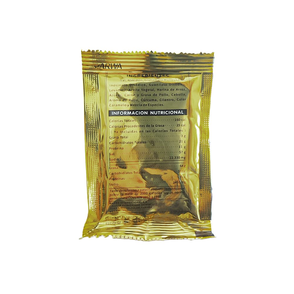 Cubito de pollo sabor criollo Marwa (17 g) - Miniatura 2