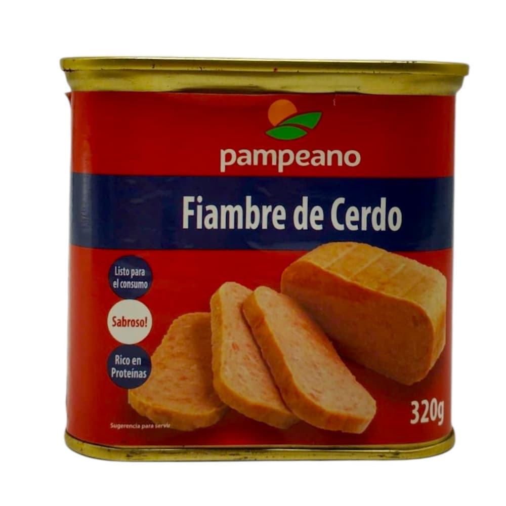 Fiambre -spam- de cerdo Pampeano (320 g / 11.28 oz) - Imagen 1