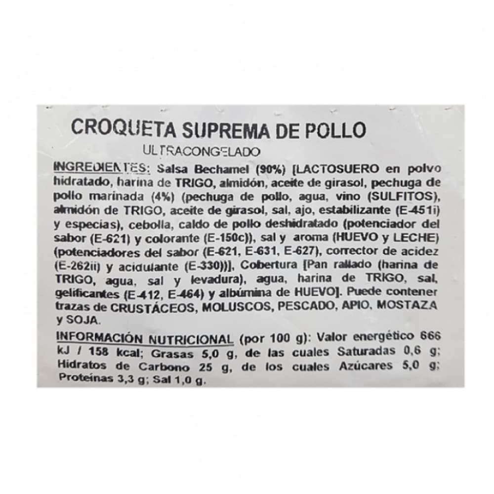 Croquetas supremas de pollo YEYA (500 g / 1.1 lb) - Miniatura 3