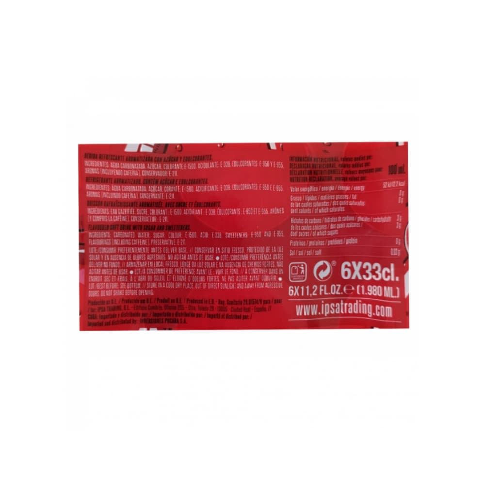 Refresco gaseado de cola Max Booms Boom (24 x 330 ml) - Miniatura 2