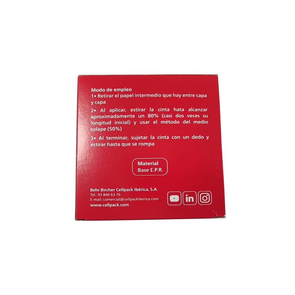 Cinta autovulcanizable # 62 Cellpack - Miniatura 3