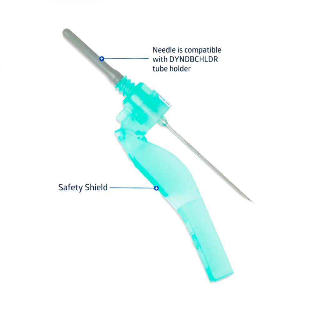 Aguja de seguridad para extracción de sangre 21G x 1.25" - Miniatura 2