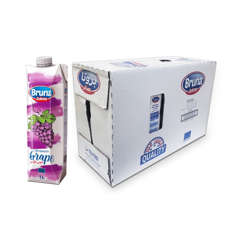 Jugo de uva Bruna (10 x 1 L) - Imagen 1