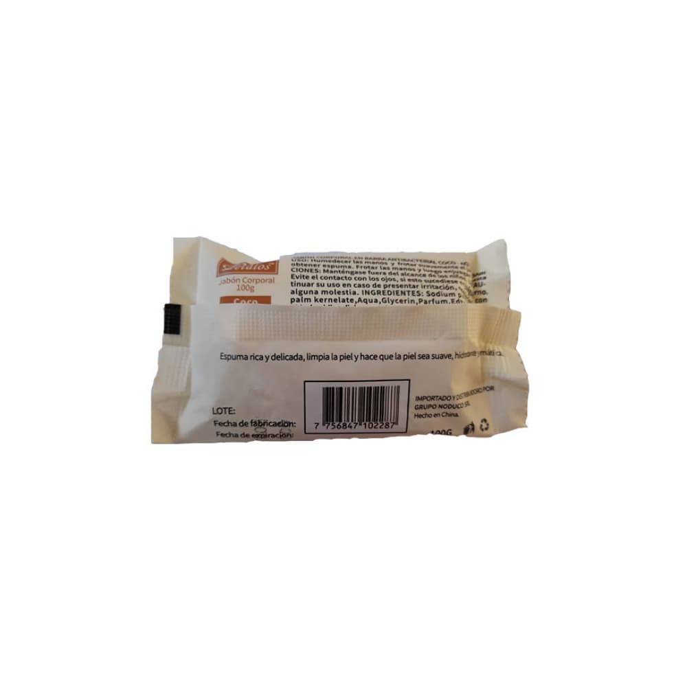 Jabón de tocador de coco Pétalos (100 g / 3.53 oz) - Miniatura 2