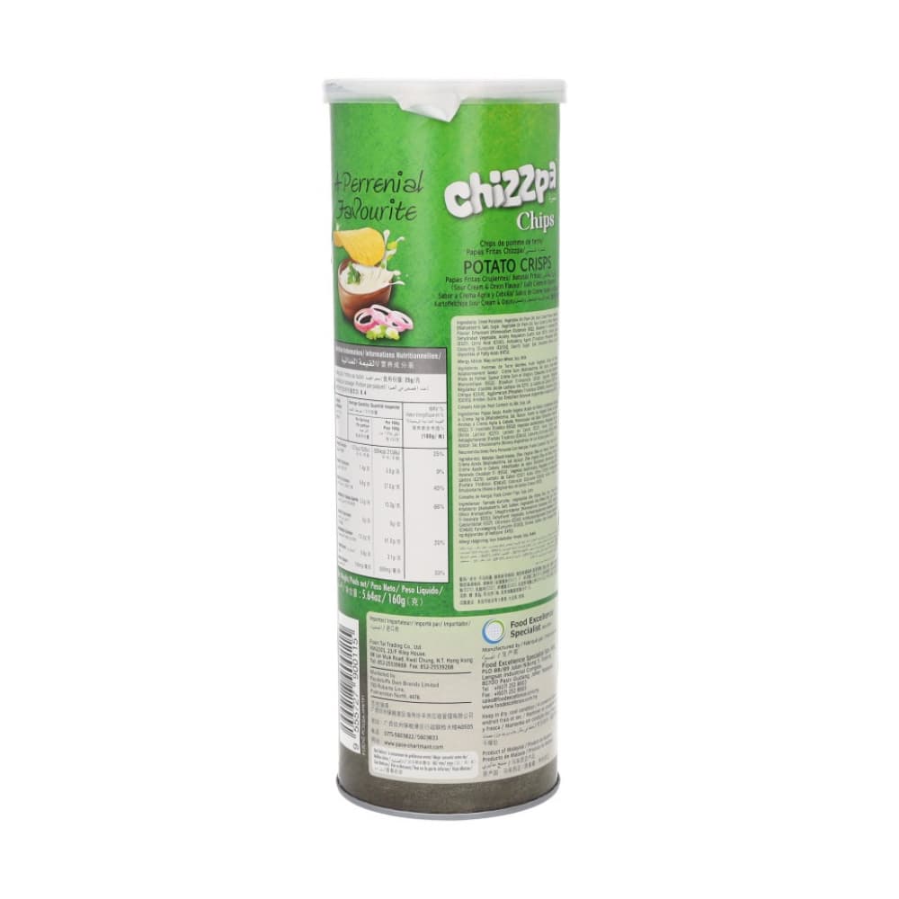 Papas fritas crujientes sabor crema agria y cebolla Chizzpa (160 g / 5.64 oz) - Miniatura 3