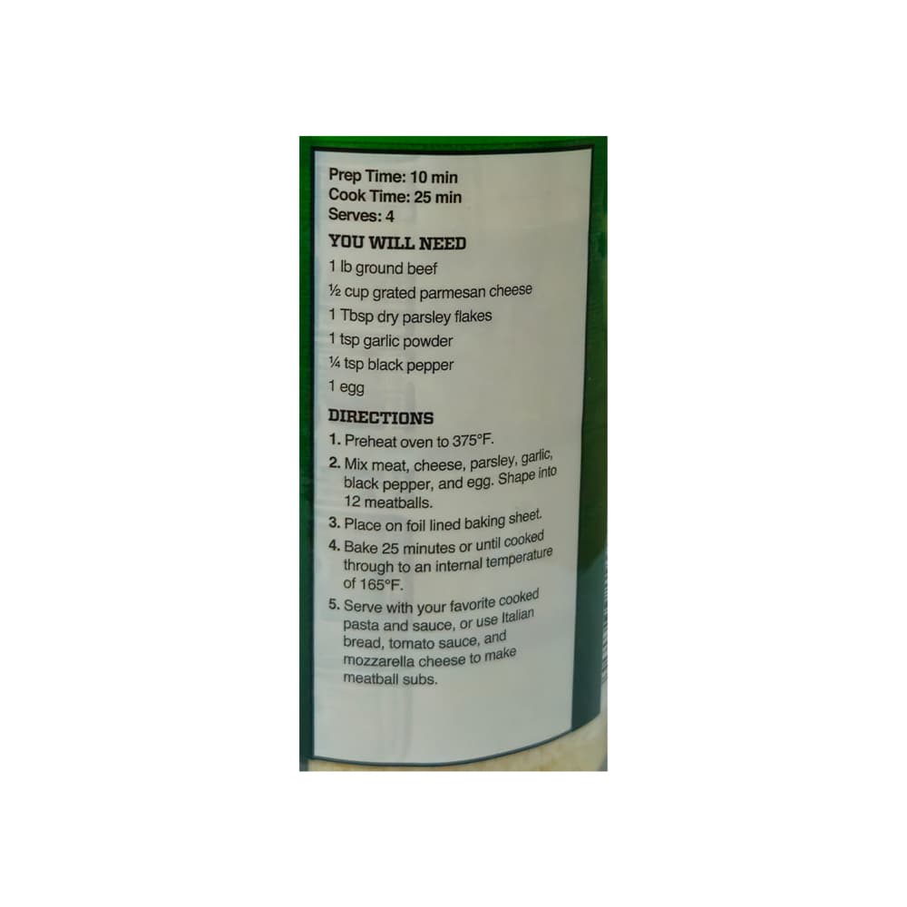 Queso parmesano rallado Mantia' S (227 g / 8 oz) - Miniatura 3