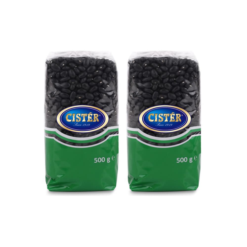 Frijoles negros Cister (2 x 500 g / 1.10 lb) - Miniatura 1