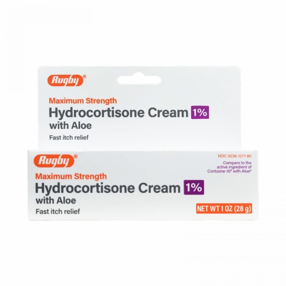 Crema de hidrocortisona con aloe 1% (28 g / 1 oz) - Imagen 1