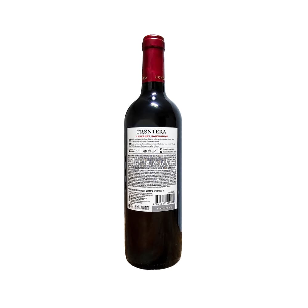 Vino tinto Cabernet Sauvignon Frontera (750 ml) - Miniatura 2