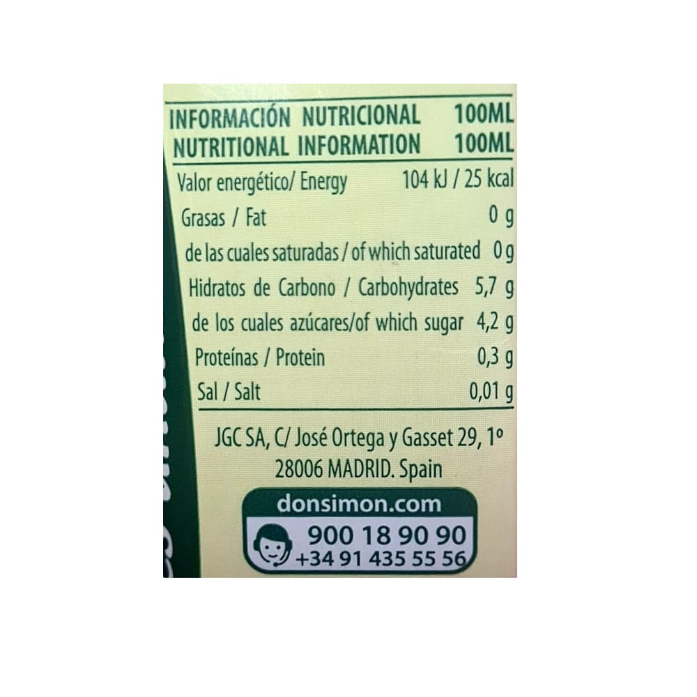Jugo de naranja Don Simon (6 x 200 ml) - Miniatura 2