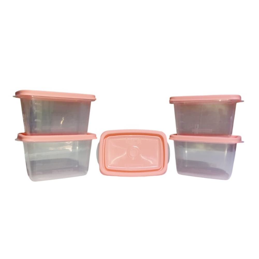 Conjunto de 5 contenedores plàsticos Sanremo (580 ml) - Miniatura 3