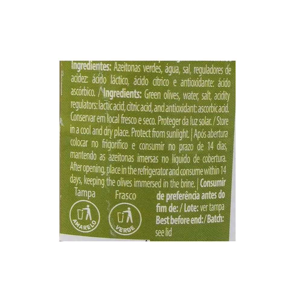 Aceitunas verdes Amanhecer (355 g / 12.5 oz) - Miniatura 2