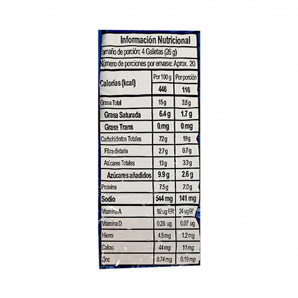 Galletas semidulces Doricas (525 g / 1.15 lb) - Miniatura 3