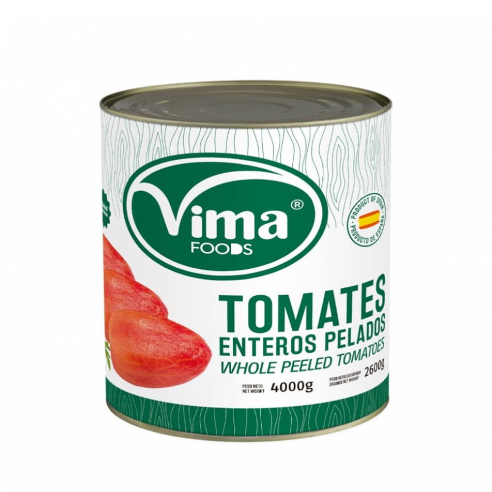 Tomates enteros pelados Vima Foods (4 kg / 8.8 lb) - Miniatura 2