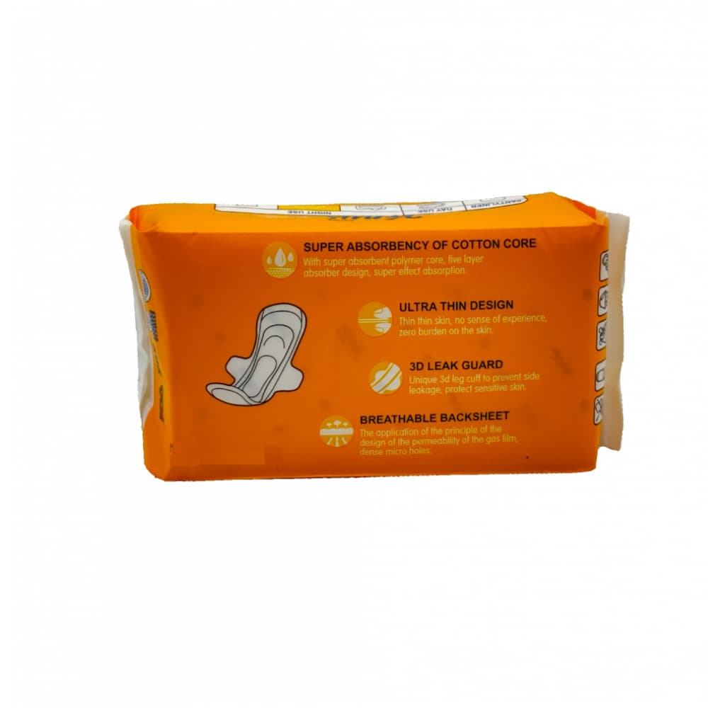 Toallas femeninas íntimas nocturnas (3 x 6 U) - Miniatura 2