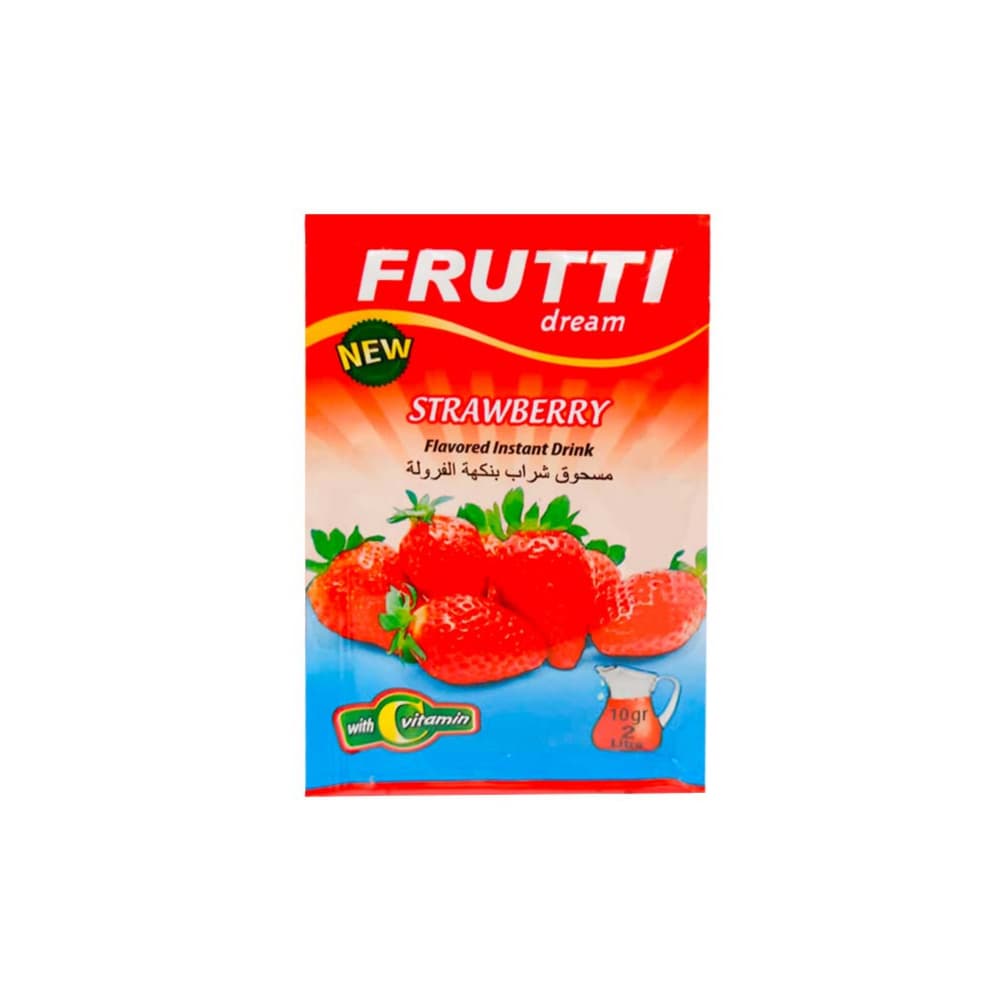 Refresco instantáneo sabor fresa Frutti Dream (10 g) - Imagen 1