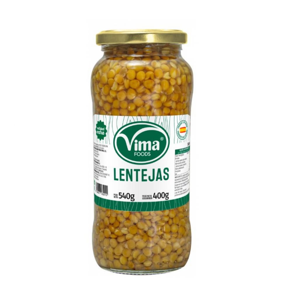 Lentejas Vima Foods (540 g / 1.19 lb) - Imagen 1