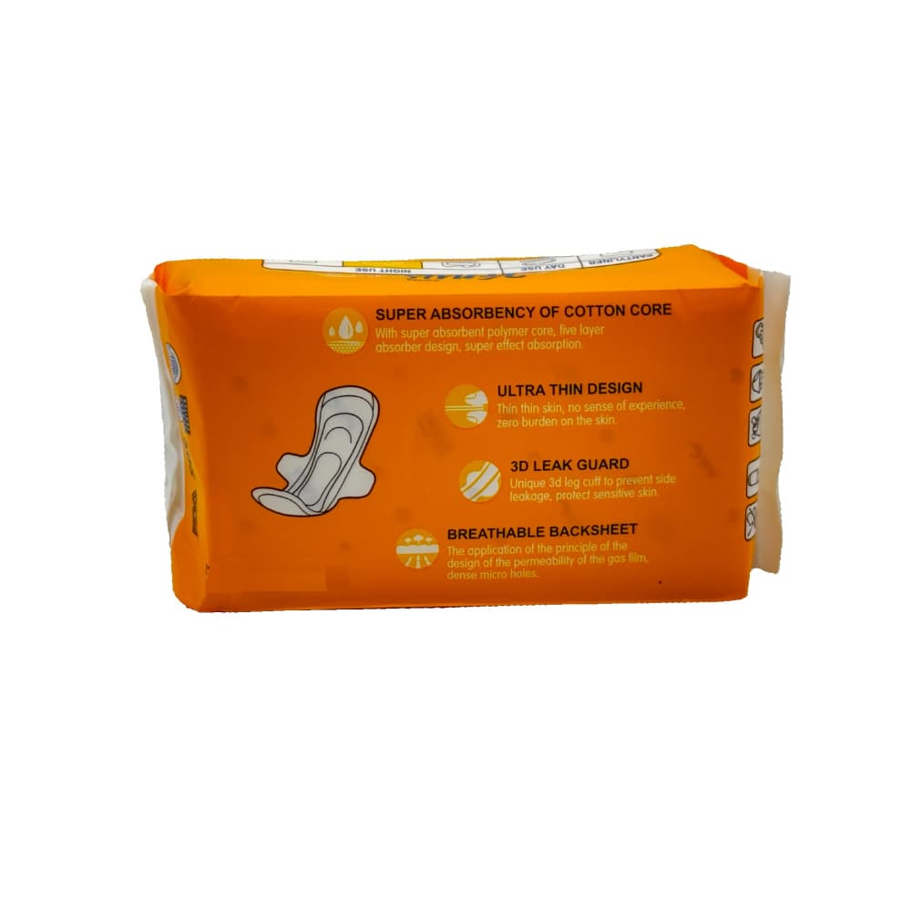 Toallas femeninas íntimas nocturnas (2 x 6 U) - Miniatura 2