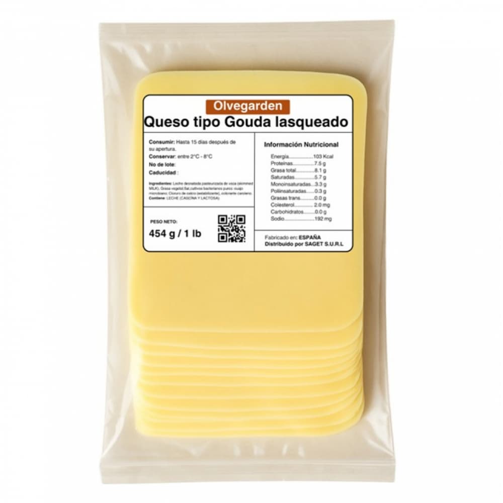Queso tipo gouda lasqueado Olvegarden (454 g / 1 lb) - Miniatura 4