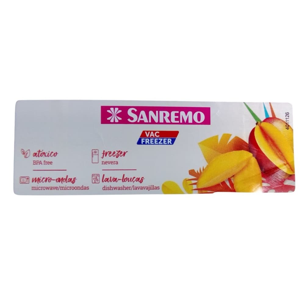 Contenedor rectangular plástico pequeño Sanremo 1100 ml - Miniatura 4
