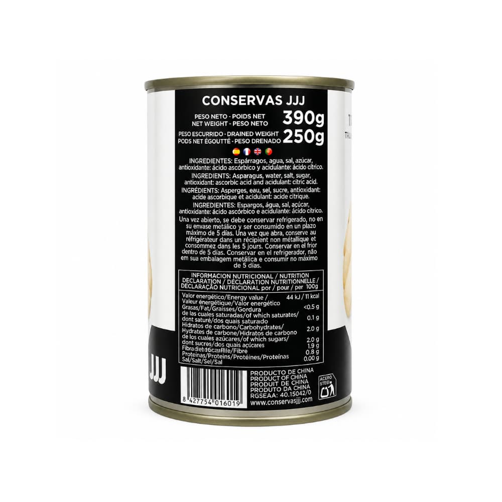 Tallos de espárragos Juan José Jimenez S.L.U. (390 g / 13.76 oz) - Miniatura 2