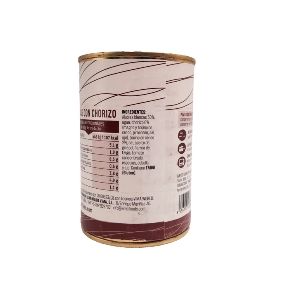 Judías con chorizo Vima Foods (415 g / 14.63 oz) - Miniatura 2