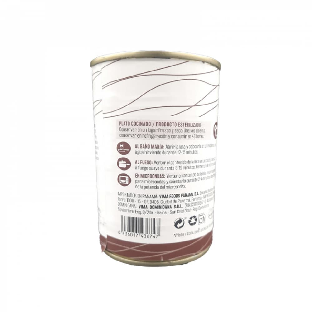 Garbanzos con chorizo Vima Foods (415 g / 14.64 oz) - Miniatura 2